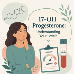 17-OH progesterone blood test results explained for assessing adrenal function