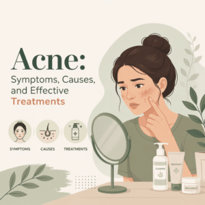 Acne explained including its symptoms, causes, and effective treatments