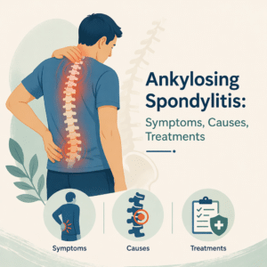 Ankylosing spondylitis explained including its symptoms, causes, and treatments