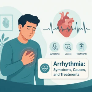 Arrhythmia explained including its symptoms, causes, and treatments
