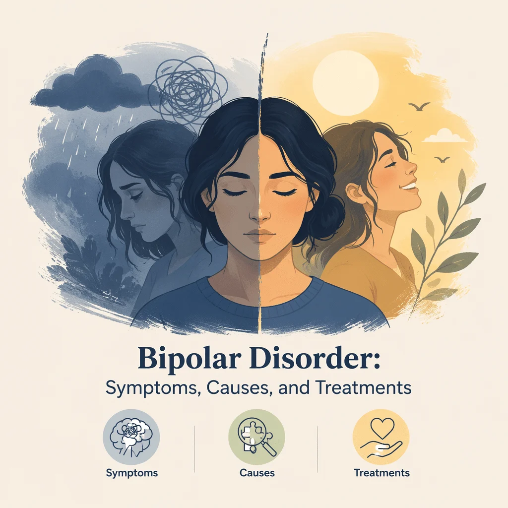 الاضطراب ثنائي القطب: الأعراض والأسباب وخيارات العلاج