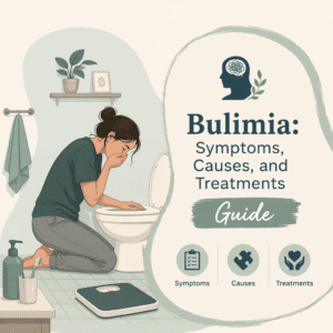 Bulimia explained including its symptoms, causes, and treatments