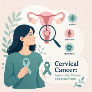 Cervical cancer explained including its symptoms, causes, and treatments