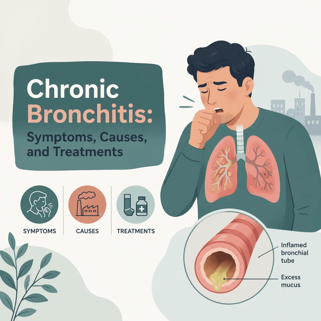 Chronische Bronchitis erklärt: Symptome, Ursachen und Behandlungsmöglichkeiten