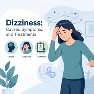 Dizziness explained including its causes, symptoms, and treatments
