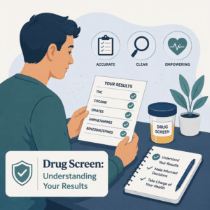 Urine drug screen test results explained for interpreting findings