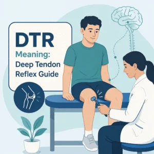 DTR deep tendon reflex explained as part of a neurological exam
