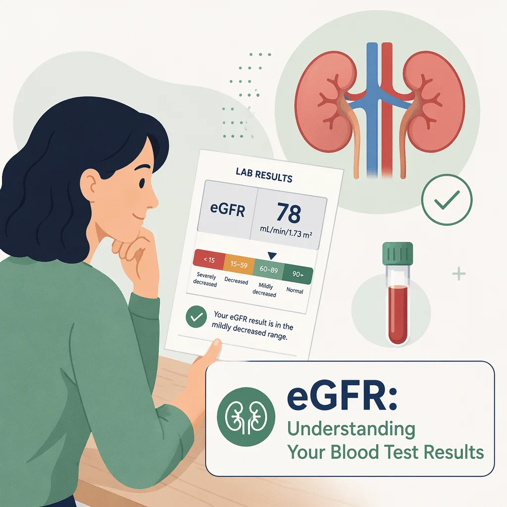 Risultati dell'esame eGFR nel sangue spiegati per valutare la funzionalità renale