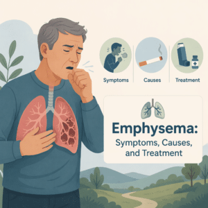 Emphysema explained including its symptoms, causes, and treatment
