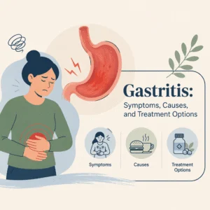 Gastritis explained including its symptoms, causes, and treatment options