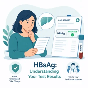 HBsAg blood test results explained for detecting hepatitis B infection