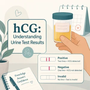 شرح نتائج تحليل هرمون الحمل (hCG) في البول لتأكيد الحمل وتحديد عمره