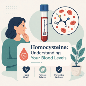 Homocysteine blood test results explained for assessing cardiovascular risk