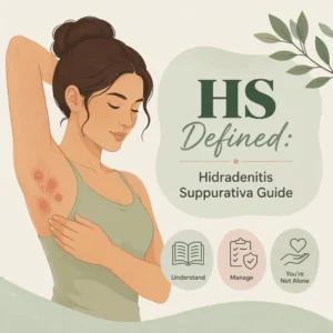 HS hidradénite suppurée expliquée comme une maladie cutanée chronique
