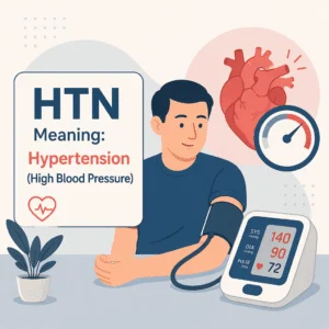HTA abréviation d'hypertension artérielle, le terme médical désignant une pression artérielle élevée