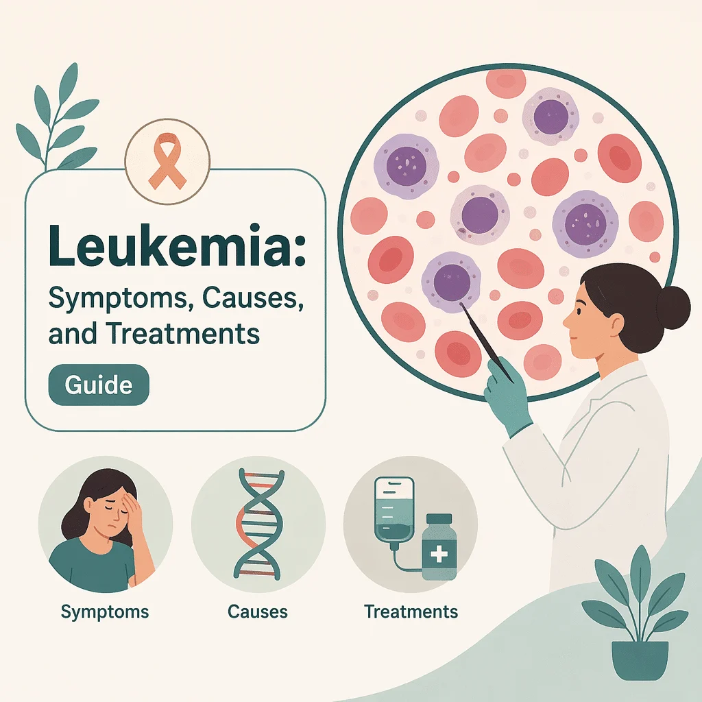 Leukemia explained including its symptoms, causes, and treatments