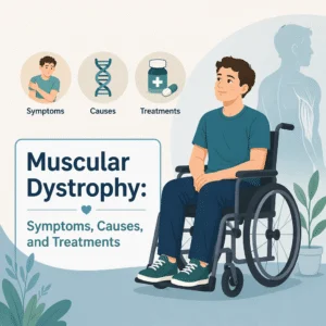Muscular dystrophy explained including its symptoms, causes, and treatments