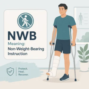 شرح تعليمات عدم تحمُّل الوزن NWB للتعافي من الإصابات