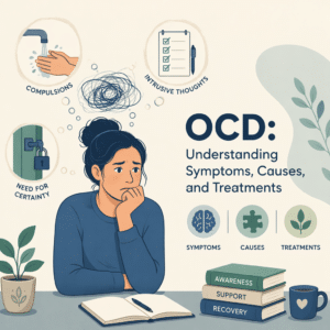 OCD explained including its symptoms, causes, and treatments