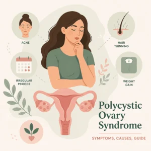 Polycystic ovary syndrome (PCOS) explained including its symptoms and causes