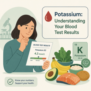 Potassium blood test results explained for assessing electrolyte balance