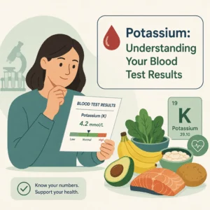 Potassium blood test results explained for assessing electrolyte balance