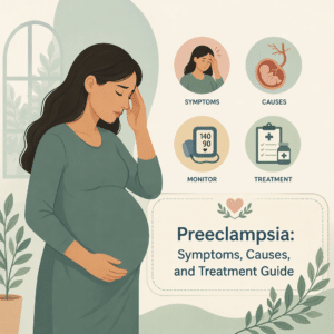 Preeclampsia explained including its symptoms, causes, and treatment
