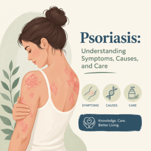 Psoriasis explained including its symptoms, causes, and care