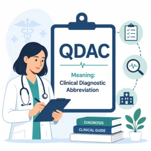 شرح اختصار QDAC التشخيصي السريري للسجلات الطبية