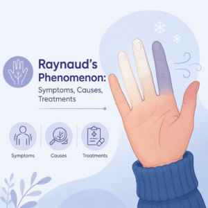 Raynaud's phenomenon explained including its symptoms, causes, and treatments