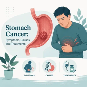 Stomach cancer explained including its symptoms, causes, and treatments