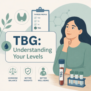 TBG blood test results explained for assessing thyroid hormone transport