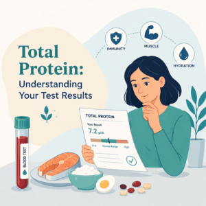 Total protein blood test results explained for assessing nutrition and liver