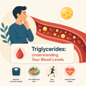 Triglycerides blood test results explained for assessing cardiovascular risk