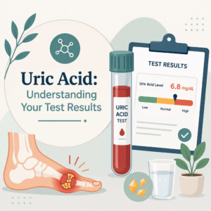 Uric acid blood test results explained for assessing gout and kidney risk