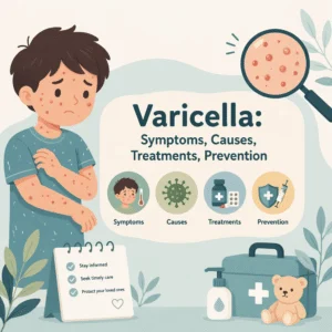 Varicella explained including its symptoms, causes, treatments, and prevention
