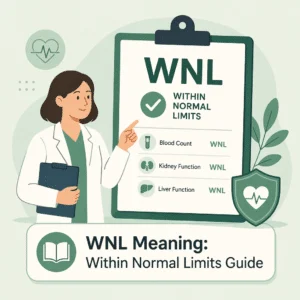 Significato di WNL (within normal limits) su un referto di laboratorio accanto a un intervallo di riferimento
